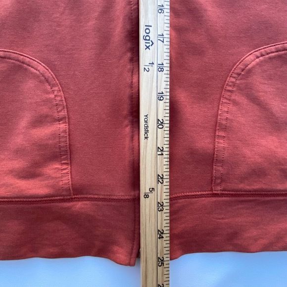 Zenergy Chico's Sweatshirt Full Zip 3/XL Orange Long Sleeve Lyocell Athleisure - Picture 7 of 7